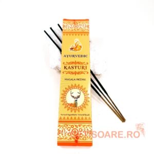 foto cutie betisoare parfumate kasturi ayurvedic